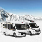 Malibu Reisemobile Schnee Tag Berge